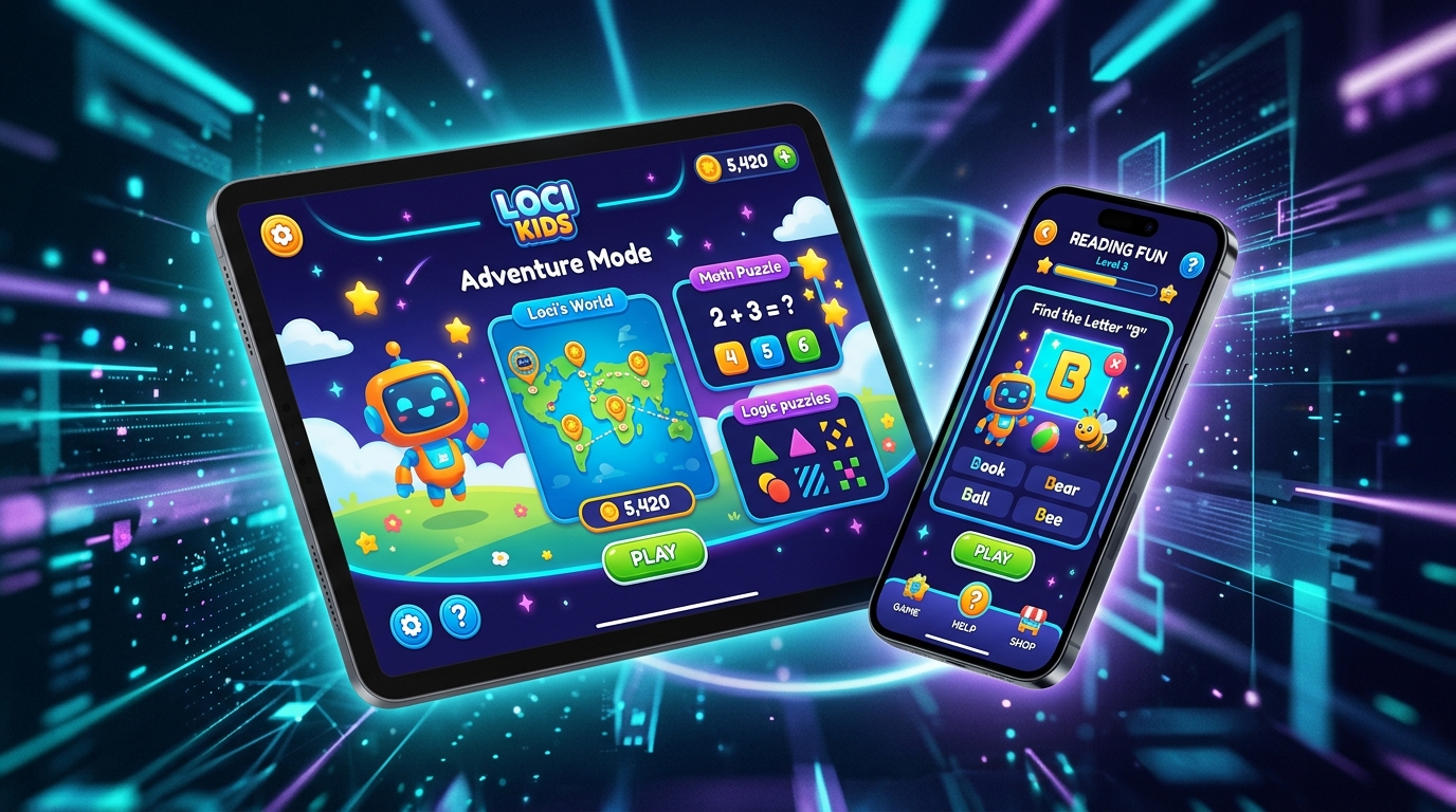 Loci Kids App on Google Play and Apple App Store