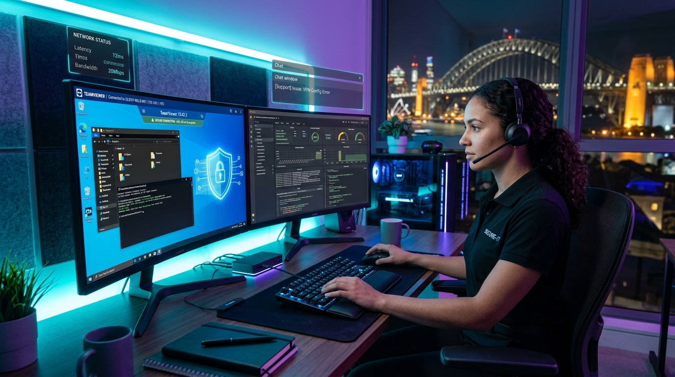 Sydney Online IT Support via TeamViewer